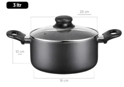 Die moderne Hausfrau Kochtopf-Set, Aluminium Izar