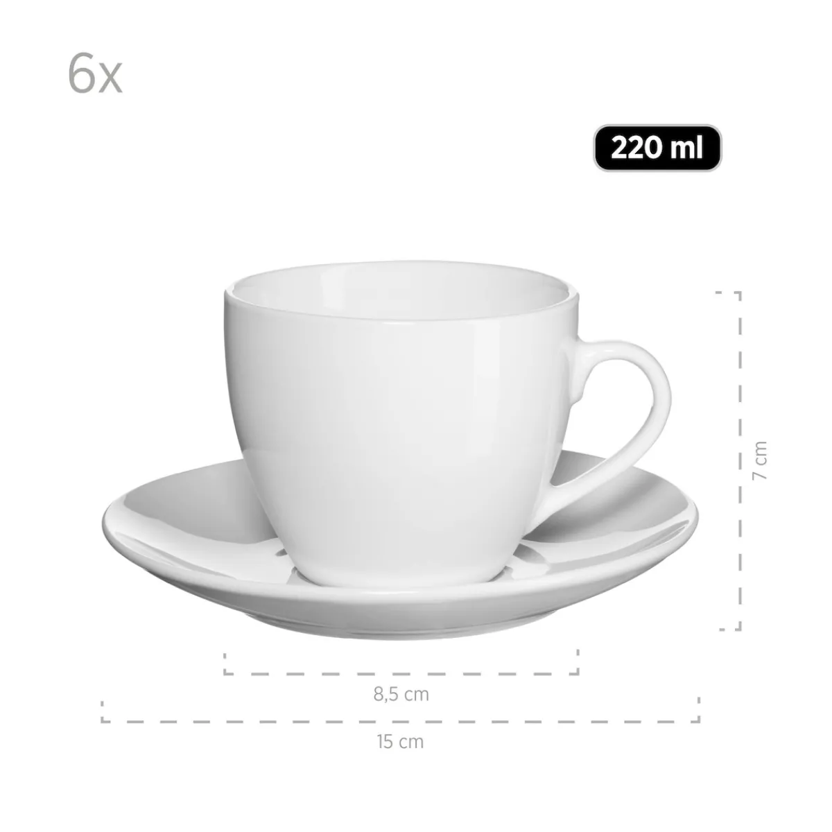 Die moderne Hausfrau Kombiservice, Porzellan ALESIA