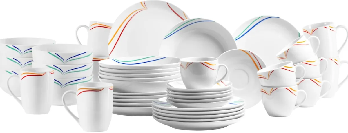 Die moderne Hausfrau Kombiservice, Porzellan CILIANA