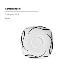 Die moderne Hausfrau Kombiservice, Porzellan DECORA