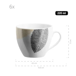 Die moderne Hausfrau Kombiservice, Porzellan Jona