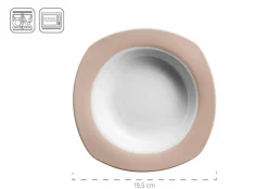 Die moderne Hausfrau Kombiservice, Porzellan NELA