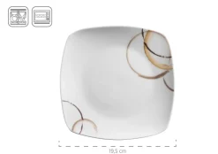 Die moderne Hausfrau Kombiservice, Porzellan NELA