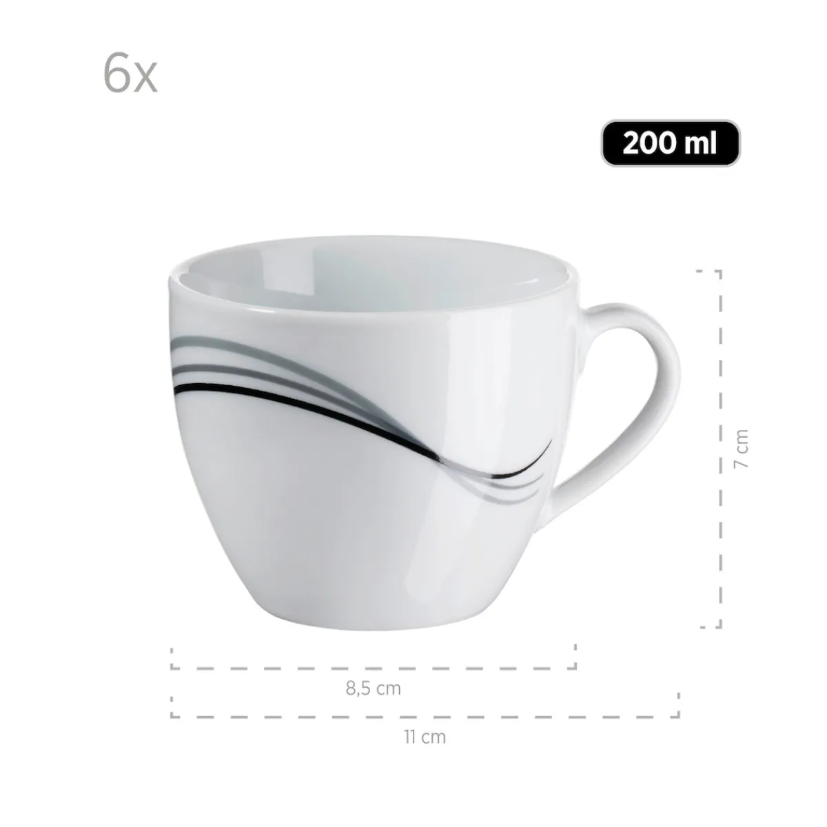 Die moderne Hausfrau Kombiservice, Porzellan TAJO