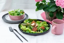 Die moderne Hausfrau Kombiservice, Steinzeug ALENIA Weiß