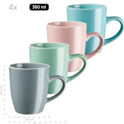 Die moderne Hausfrau Kombiservice, Steinzeug ELISSA II