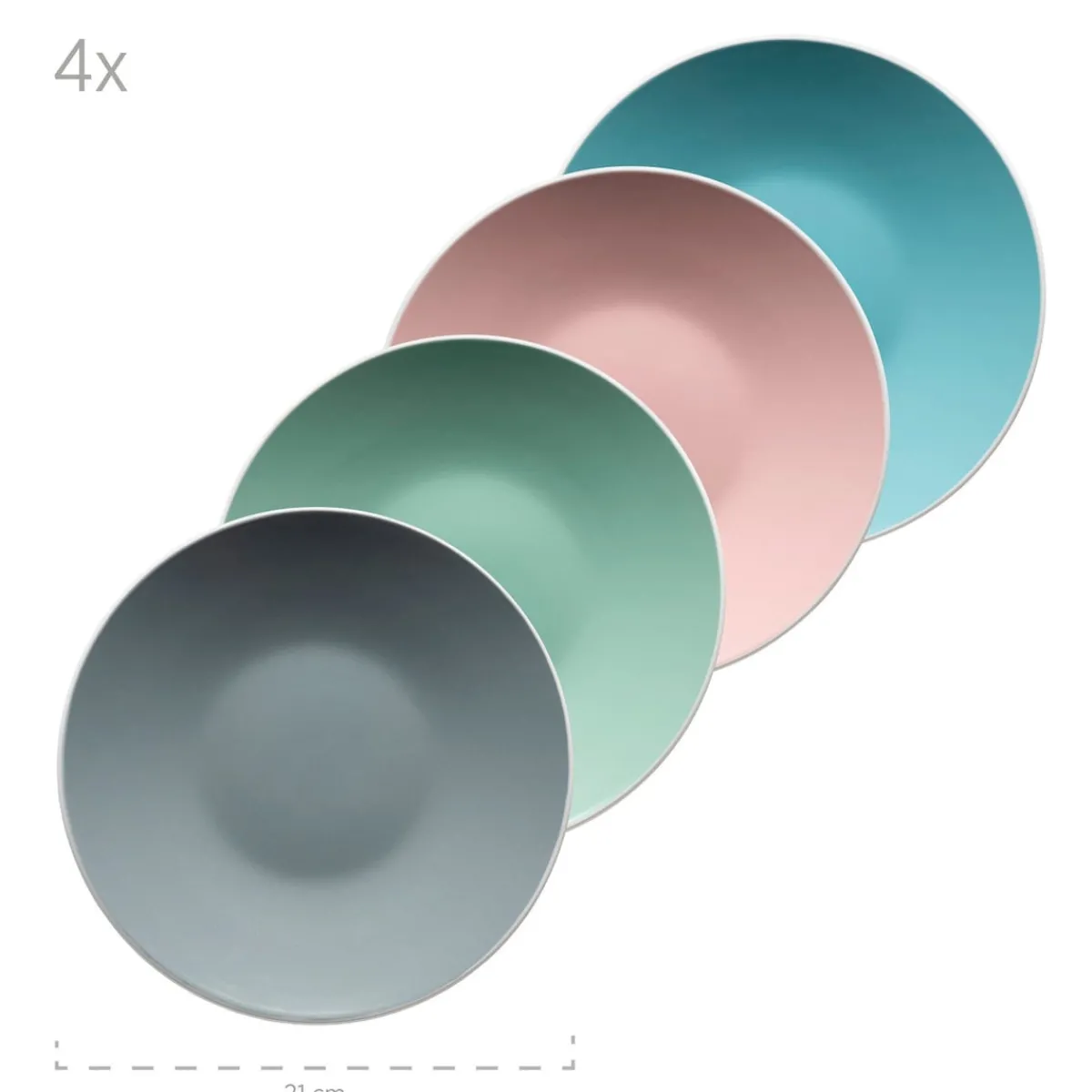 Die moderne Hausfrau Kombiservice, Steinzeug ELISSA II