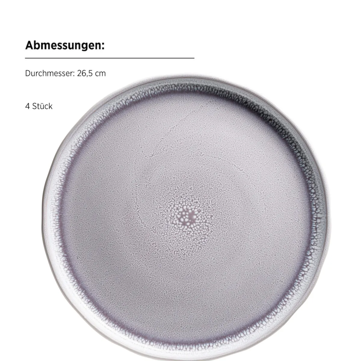 Die moderne Hausfrau Kombiservice, Steinzeug Elea Flieder