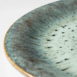 Die moderne Hausfrau Kombiservice, Steinzeug Flussufer blau, grün, braun