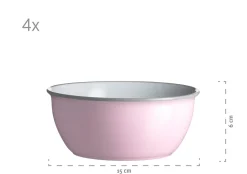 Die moderne Hausfrau Kombiservice, Steinzeug Maila Petrol, Altrosa, Beige, Dunkelblau