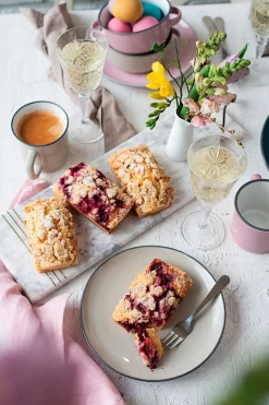 Die moderne Hausfrau Kombiservice, Steinzeug Maila Rosa / Grau / Blau / Grün