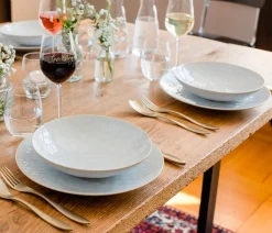 Die moderne Hausfrau Kombiservice, Steinzeug Trad. Tiles Weiß