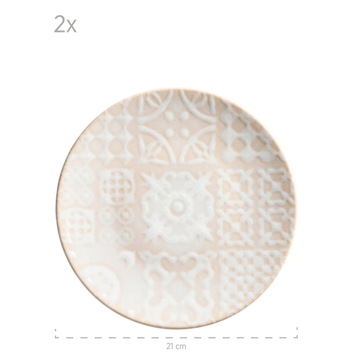 Die moderne Hausfrau Kombiservice, Steinzeug Trad. Tiles Weiß