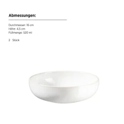 Die moderne Hausfrau Kombiservice, Steinzeug Unico Weiß