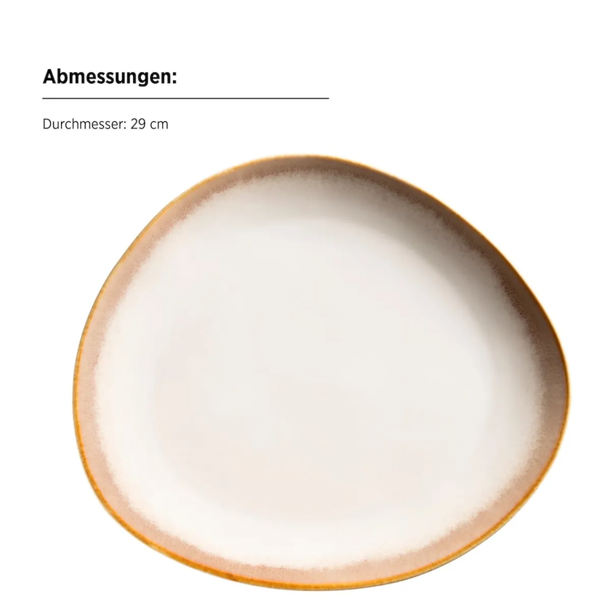 Die moderne Hausfrau Kombiservice, Steinzeut LA SINFONIA Beige