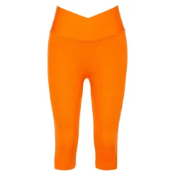 Damen Die moderne Hausfrau Komfort-Capri-Leggings "Leonie" orange