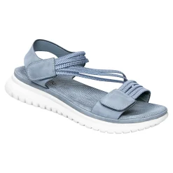 Damen Die moderne Hausfrau Komfort-Sandalette "Leni" rauchblau