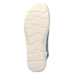 Damen Die moderne Hausfrau ﻿Komfort-Sandalette „Rose“ rauchblau