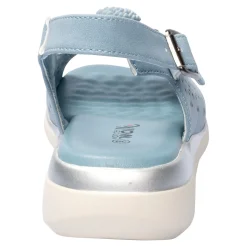 Damen Die moderne Hausfrau ﻿Komfort-Sandalette „Rose“ rauchblau