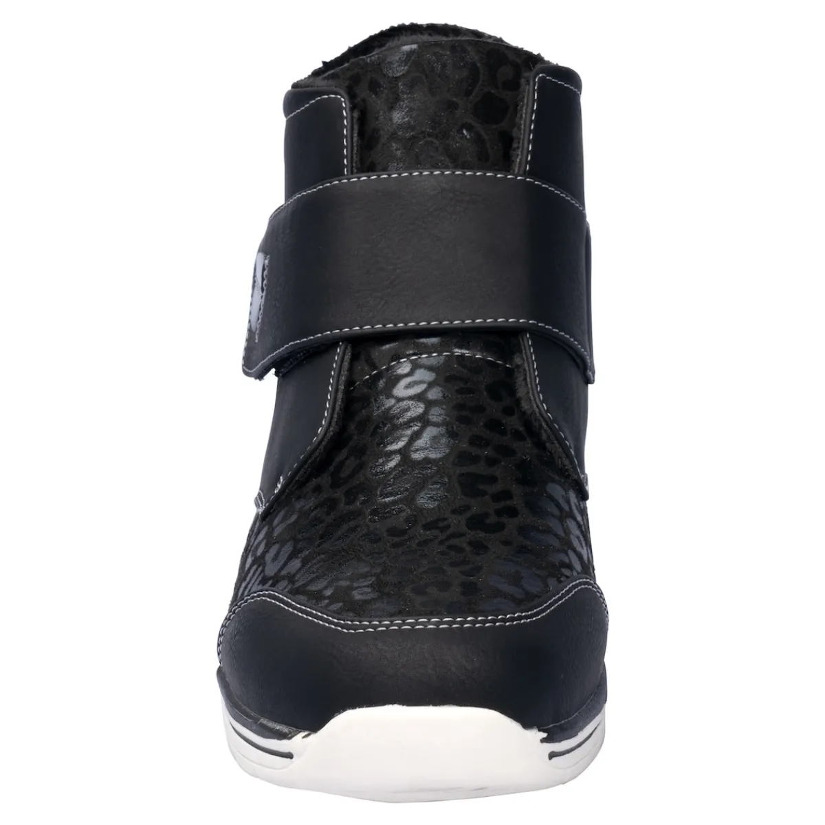 Damen Die moderne Hausfrau Komfort-Wärmestiefelette „Leo“ schwarz