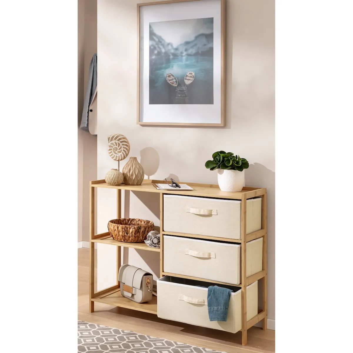 Die moderne Hausfrau Kommode „Bambus“, Kombi