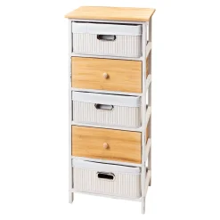 Die moderne Hausfrau Kommode „Rustiko“ 5 Fächer