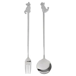 Die moderne Hausfrau ﻿Kuchenbesteck „Katze“, 2-teilig