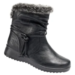 Damen Die moderne Hausfrau Kurzstiefelette "Hilde" schwarz