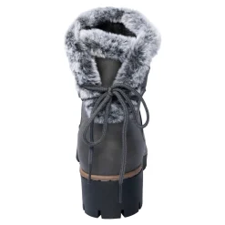 Damen Die moderne Hausfrau Kuschel-Boot „Beate“ grau