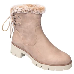 Damen Die moderne Hausfrau Kuschel-Boot „Beate“ taupe