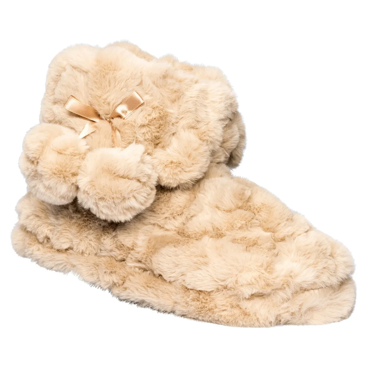 Damen Die moderne Hausfrau Kuschel-Hausschuh „Bommel“