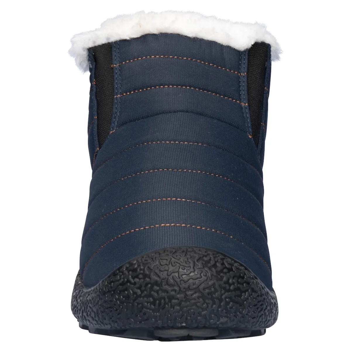 Damen Die moderne Hausfrau Kuschel-Kurzstiefelette „Flexi“ marine