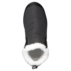 Damen Die moderne Hausfrau Kuschel-Kurzstiefelette „Flexi“ anthrazit