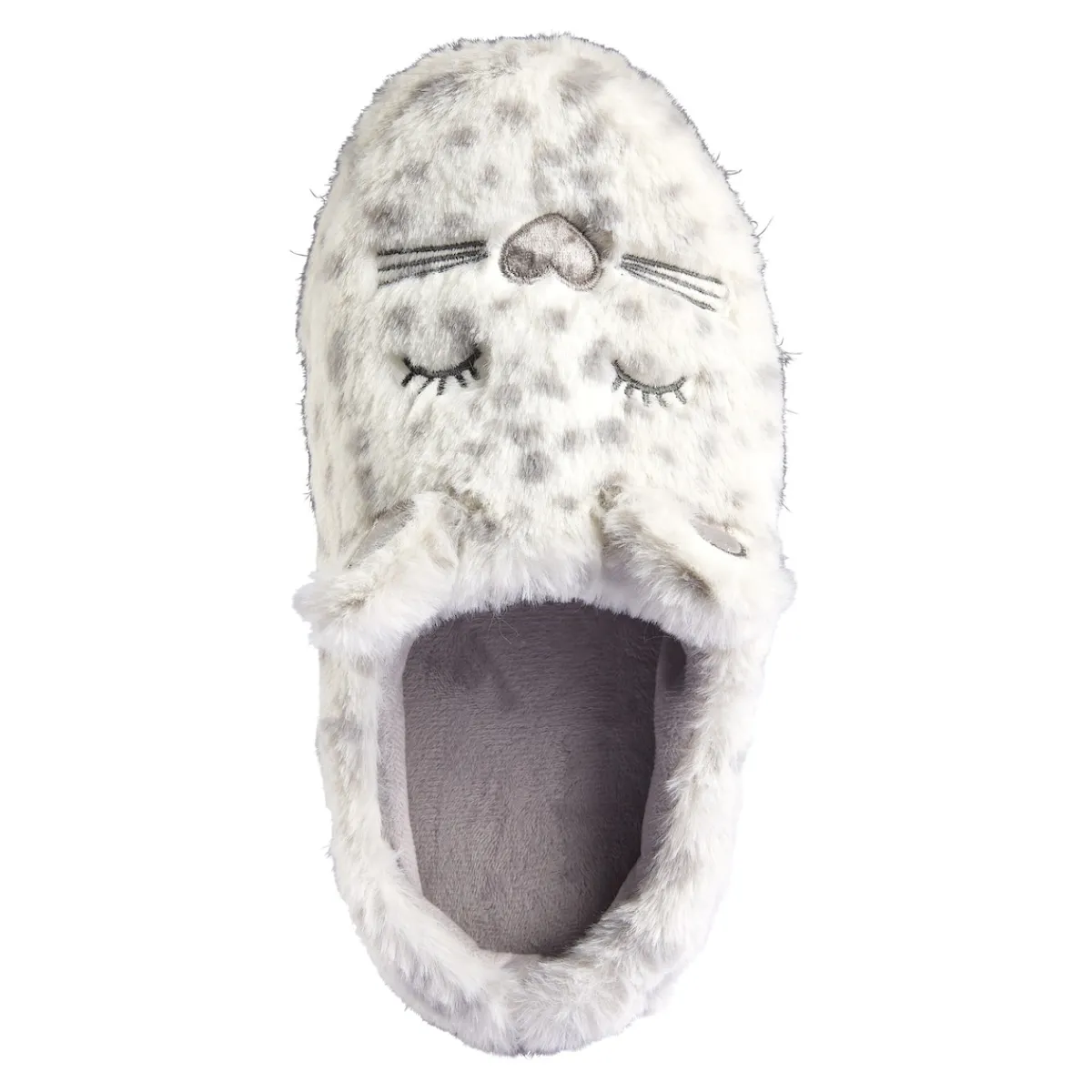 Damen Die moderne Hausfrau Kuschel-Pantolette "Miezi"