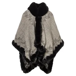 Damen Die moderne Hausfrau Kuschel-Poncho „Elegant“