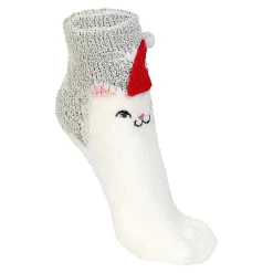 Die moderne Hausfrau Kuschel-Socken „Weihnachtskätzchen“