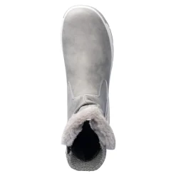 Damen Die moderne Hausfrau Kuschelstiefel „Flora“ grau