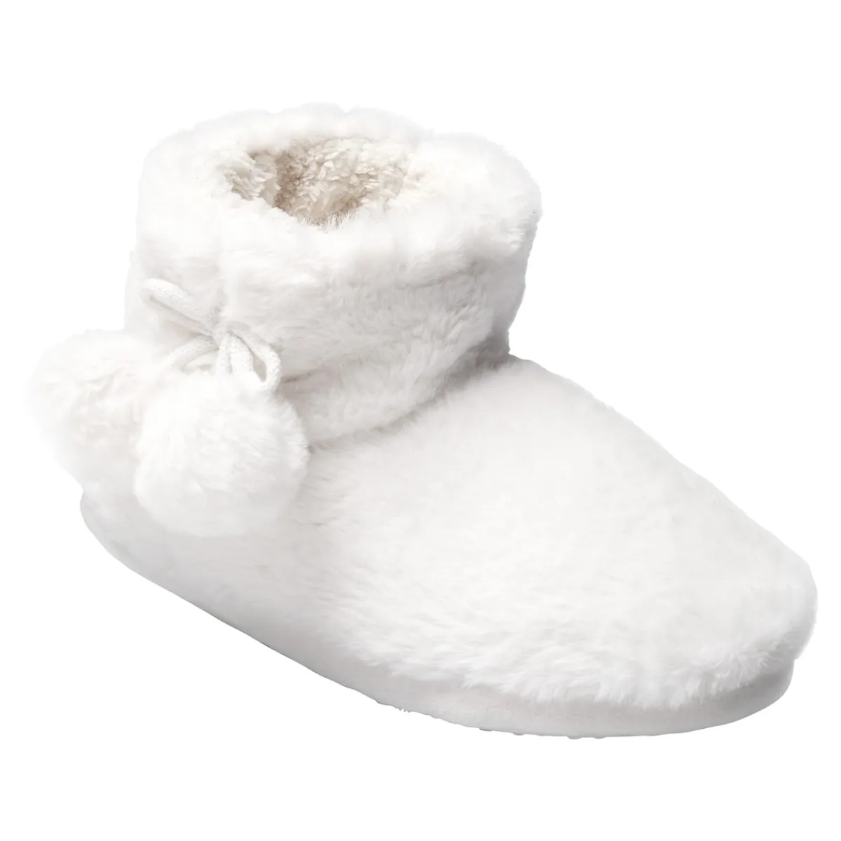 Damen Die moderne Hausfrau Kuschelstiefel mit Bommel