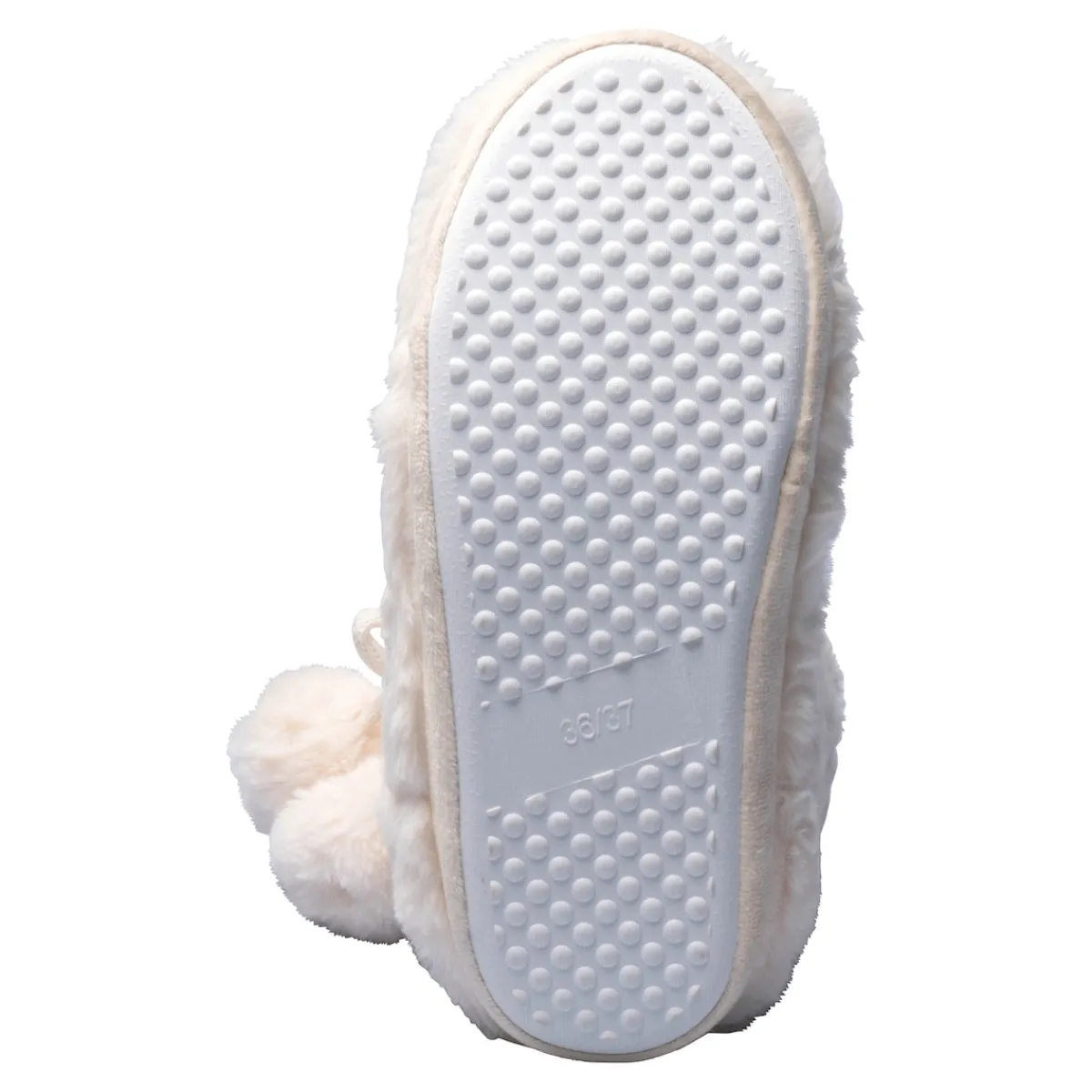 Damen Die moderne Hausfrau Kuschelstiefel mit Bommel