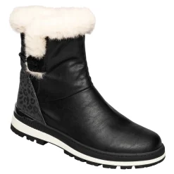 Damen Die moderne Hausfrau Kuschel-Stiefel mit Leder „Carina“