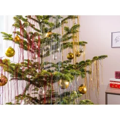 Die moderne Hausfrau Lametta rot