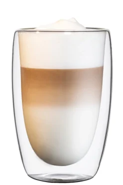Die moderne Hausfrau Latte Macchiato Set, Glas -