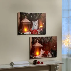 Die moderne Hausfrau LED-Bild Kater Paul