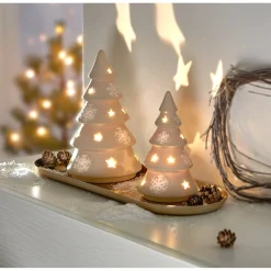 Die moderne Hausfrau LED-Deko "Winter-Tanne" klein