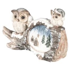 Die moderne Hausfrau LED-Dekofigur „Eulen“