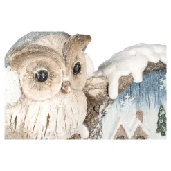 Die moderne Hausfrau LED-Dekofigur „Eulen“