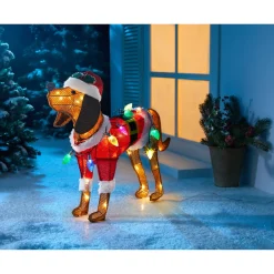 Die moderne Hausfrau LED-Dekofigur "Hund Rocky"