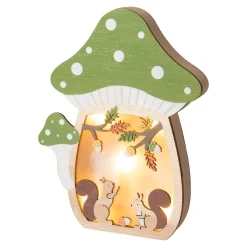 Die moderne Hausfrau ﻿LED-Dekoration "Pilz" grün