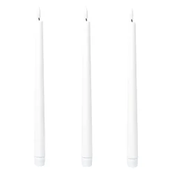 Die moderne Hausfrau LED-Echtwachskerzen, 3 Stück