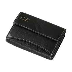 Damen Die moderne Hausfrau Lederbörse personalisiert mit Initialen